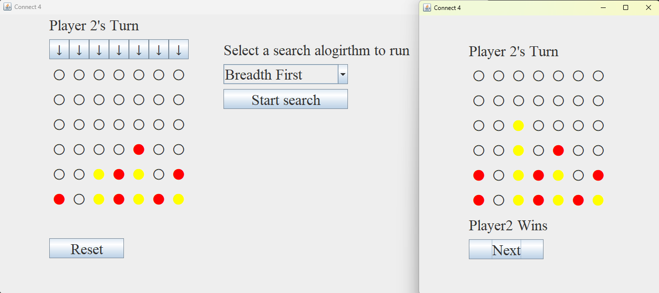 Connect 4 with Search Strategies